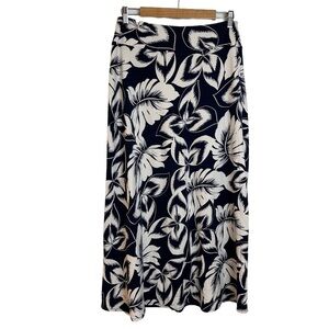 Talbots Tropical Print Knit Maxi Skirt‎ Small